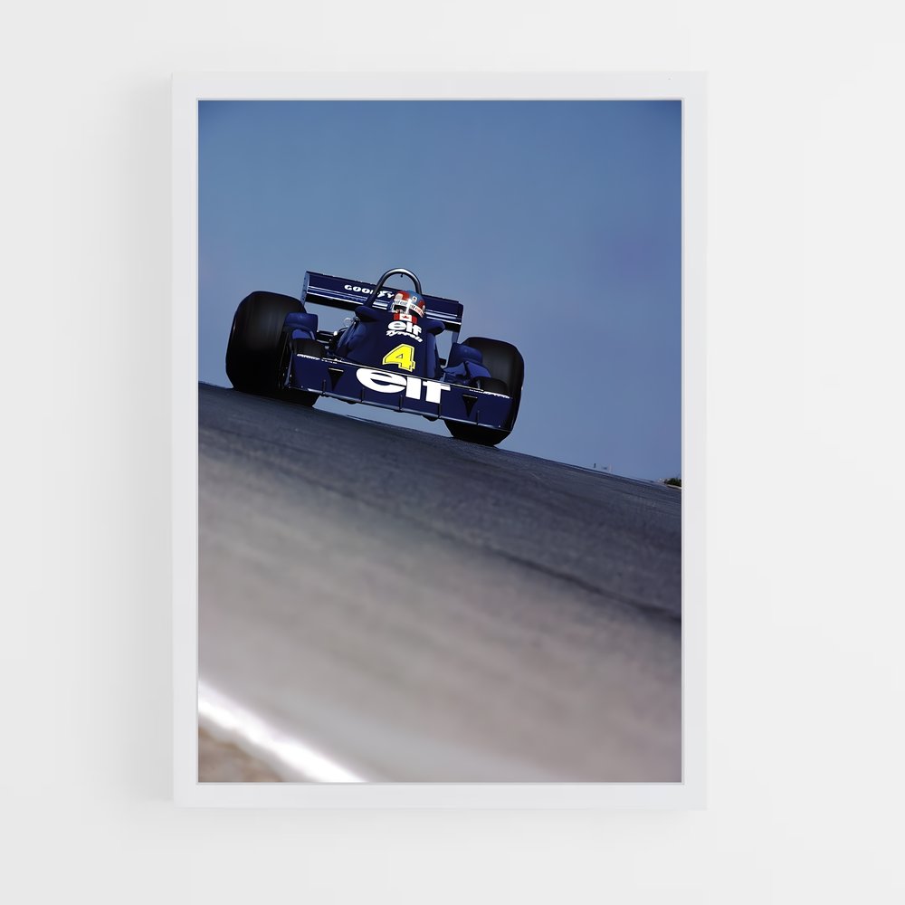 Poster Tyrrell Quatre – affiche Voitures de Formule 1 (vue 3)